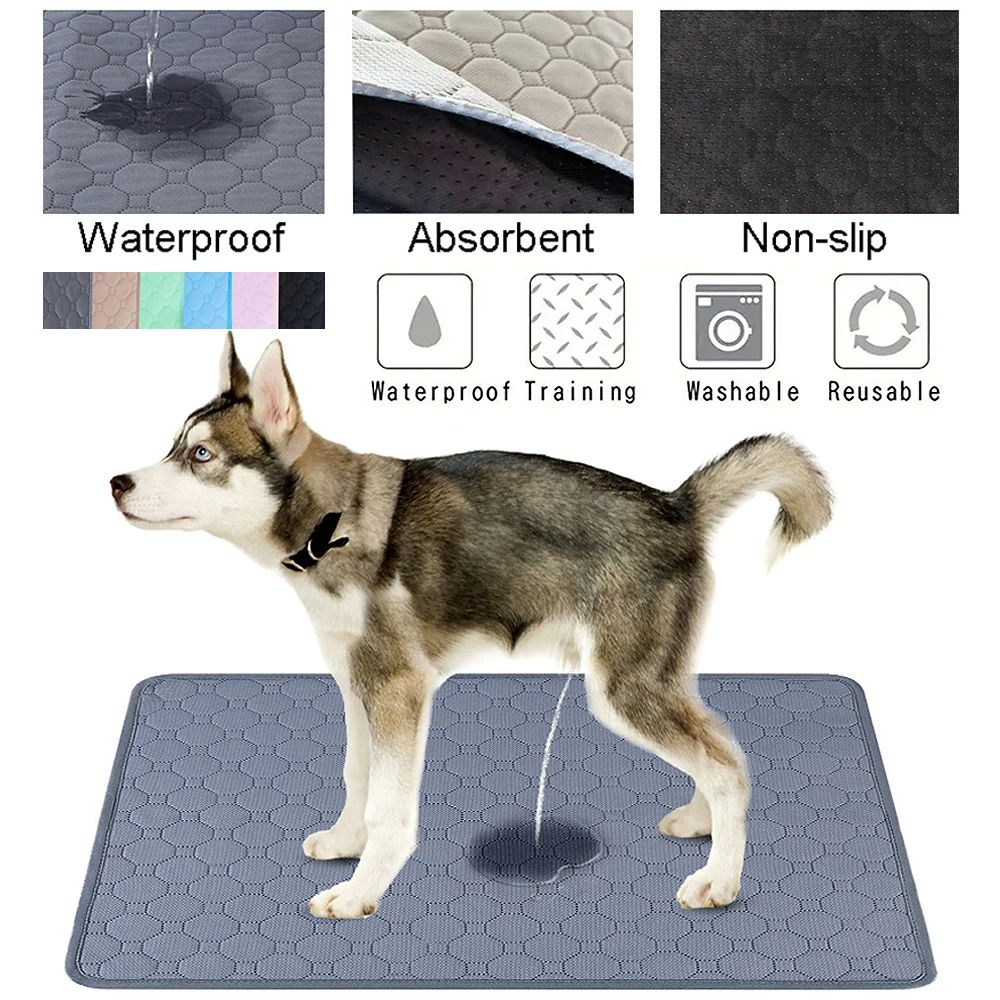 Dog Urine Pads Washable Reusable Anti Slip Pet Pee Pad Puppy