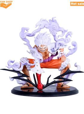 New One Piece Luffy Figure Doll Gear5 Statues gift toy
