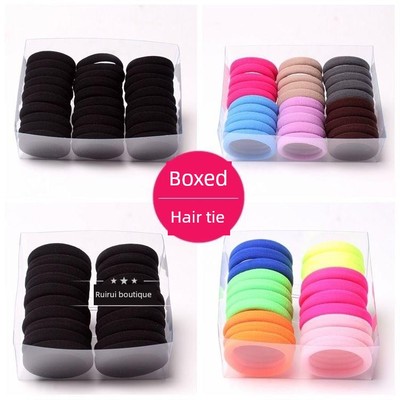 lady black hair bands rope accessories hair ring head ropes