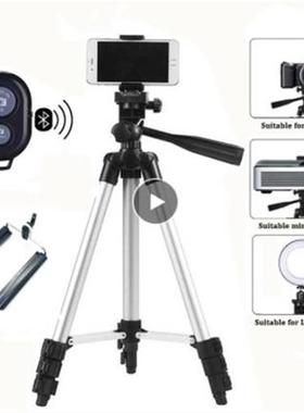 For Mobile SmartPhone Camera Tripod Stand Holder Clip Remote