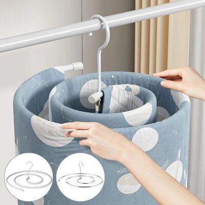 1/2pcs Round Spirals Sheet Hanger Quilt Sheet Sheet Hangers