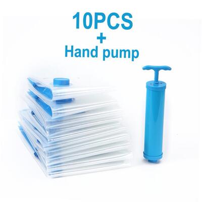 10PCS vacuum bag gift Electric pump vacuum storage bags