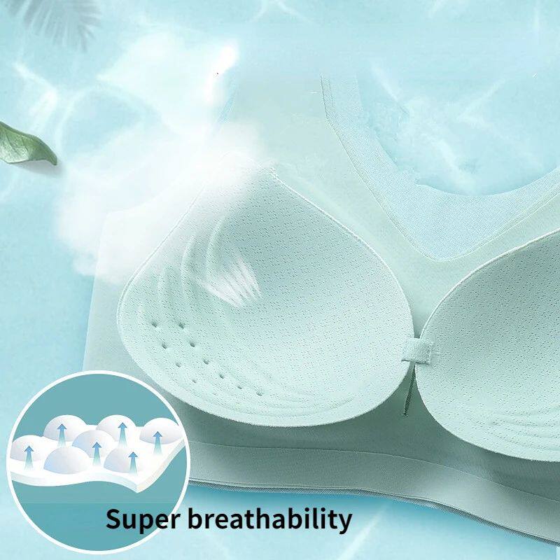 Seamless Ultra-thin Bra Breathable Ice Silk Beauty Back Ling