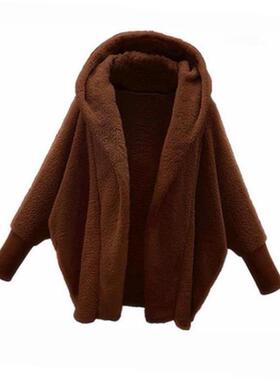 Autumn Plush Hooded Jacket Women Coats Winter Clothes Ladie1