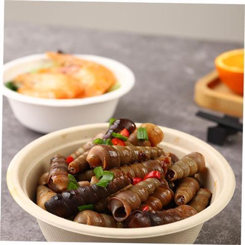 。Paper bowl disposable tableware round paper bowl fast food