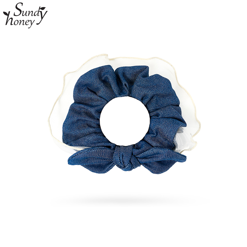 Sundyhoney发圈牛仔蓝新潮