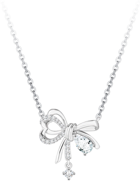 SundyHoney蝴蝶结项链S925银奢华
