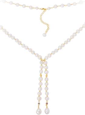 SundyHoney项链淡水珍珠优雅大气