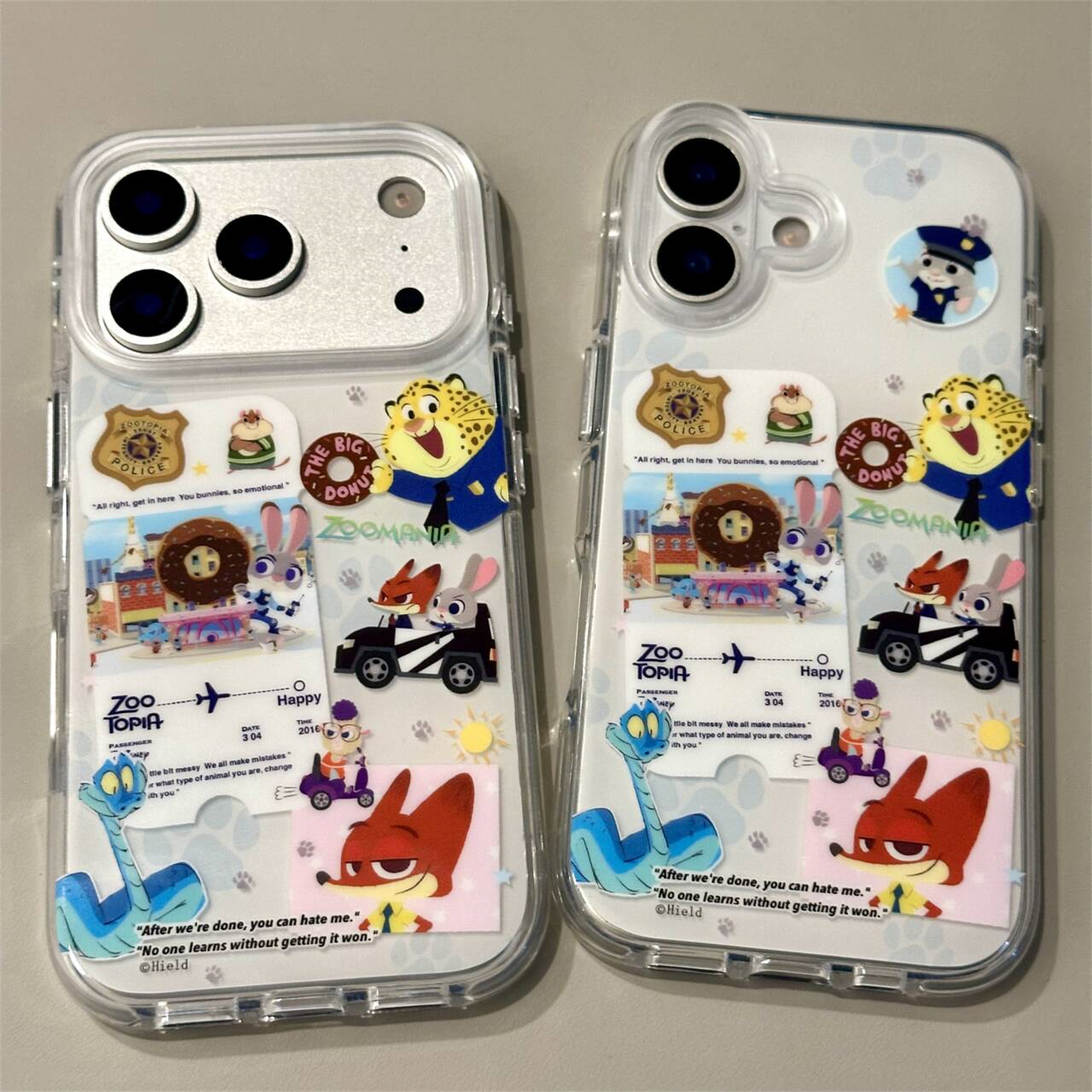 动漫可爱白底疯狂动物城插画适用iPhone17Promax手机壳苹果16ProMax卡通14ProMx马年新款15promax防摔保护壳