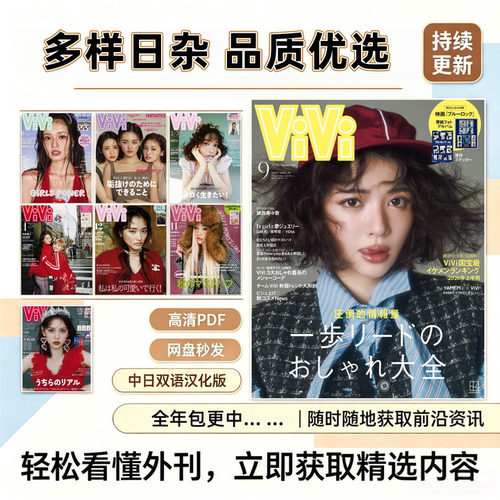 ViVi日系时尚穿搭2026年PDF