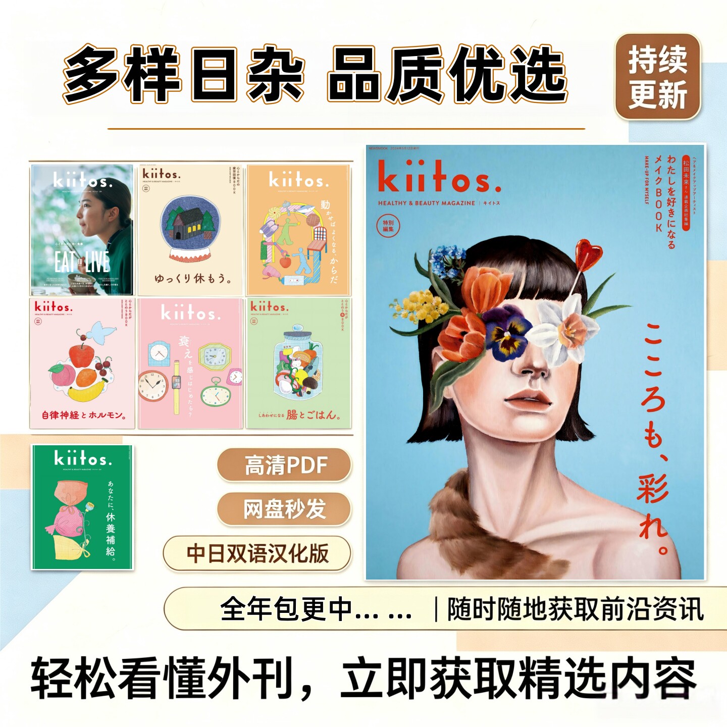 kiitos特别编集女性身心生活汉化电子资料 心理健康身体养护