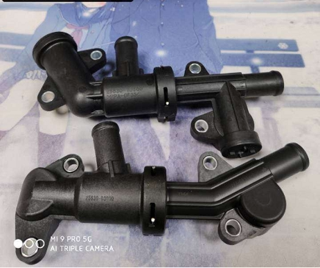 原厂适配现代 全新胜达IX45变速箱散热器阀门三通油管管三通阀门2