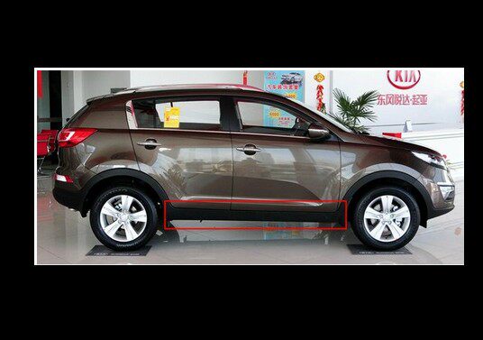 14款起亚智跑底大边 下裙边 门槛条 侧裙边 脚踏板下护板饰板原厂