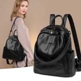 珂尔袋鼠 Рюкзак, модная вместительная и большая трендовая универсальная сумка через плечо, из натуральной кожи, коллекция 2023, анти-кража