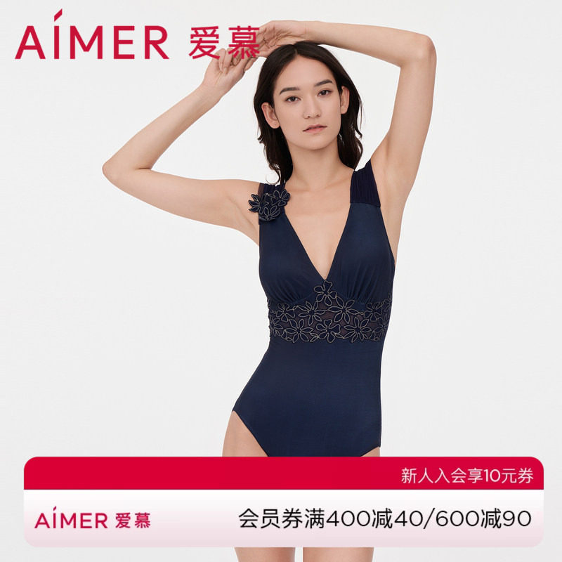 女泳衣爱慕夏季奢享曼妙连体泳衣图片