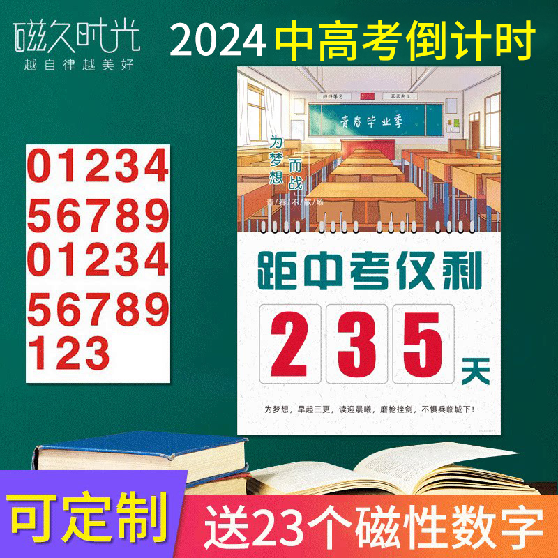 2024年中考倒计时高考考研开业