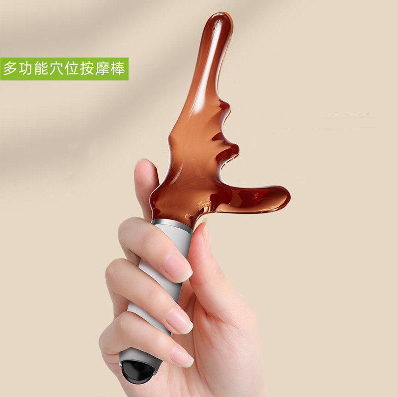 点穴棒拨筋棒按脚器脚底腿部全身穴位按摩脚部足疗按摩器椎三角雀