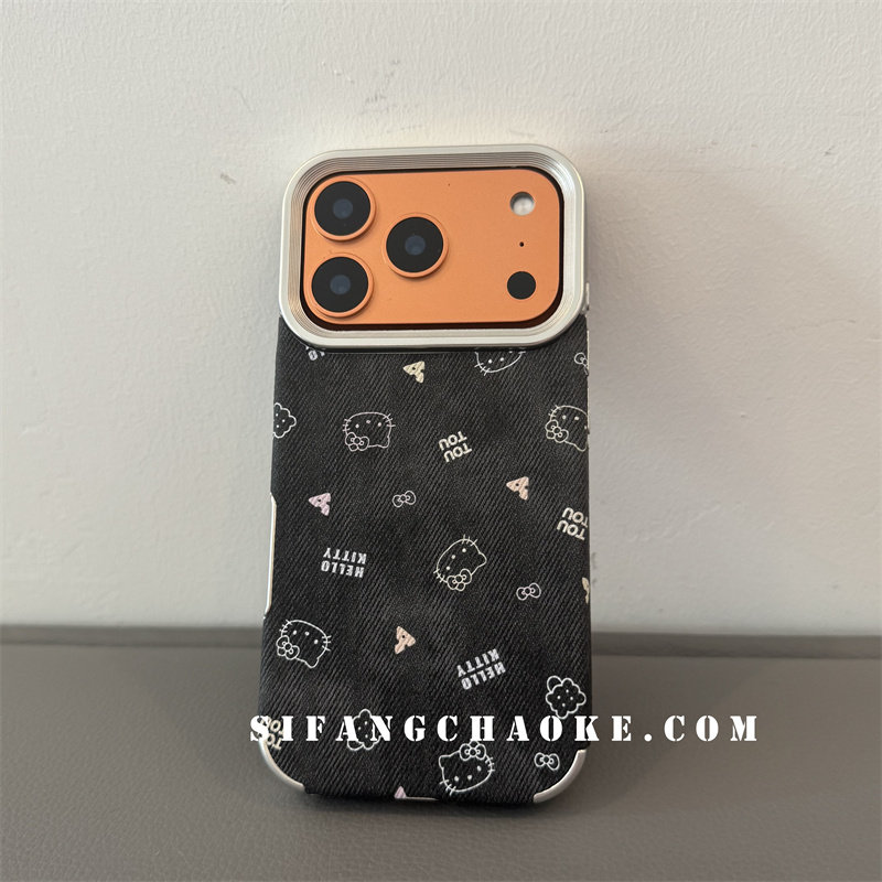 卡通牛仔初秋深色电镀侧边适用iPhone17ProMax手机壳15/14/14PM套苹果15P壳,3C数码配件,手机保护套/壳,淘宝优惠券,粉丝福利购,淘宝优惠卷