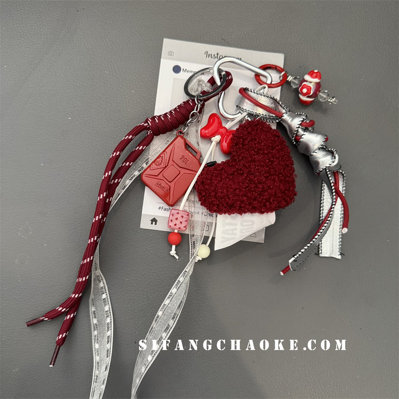 爱心蝴蝶结初秋红喜气裤头腰裤链条挂件饰品手机壳挂绳创意,服饰配件/皮带/帽子/围巾,钥匙扣,淘宝优惠券,粉丝福利购,淘宝优惠卷