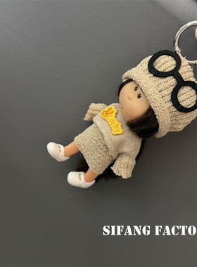 兔子可爱秋冬新款车钥匙扣妹妹手机壳包包挂件书包挂饰气质少女心