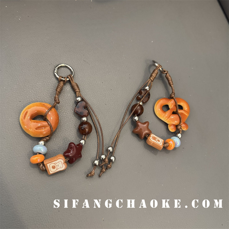 爱心串珠碳水表情链条手机壳挂件书包包包挂耳机套挂绳,服饰配件/皮带/帽子/围巾,钥匙扣,淘宝优惠券,粉丝福利购,淘宝优惠卷