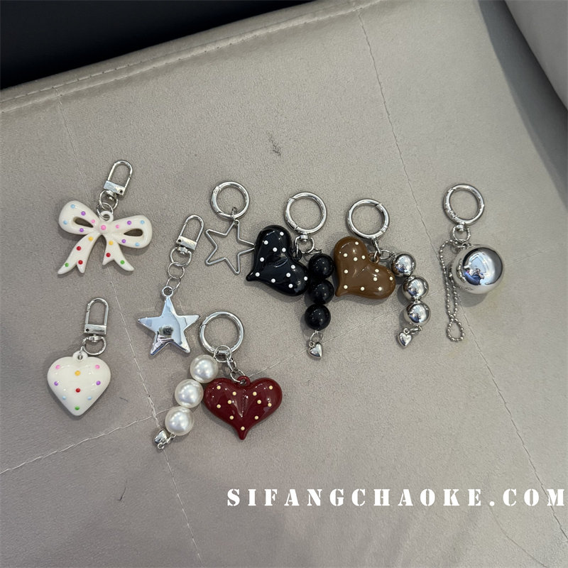 创意挂链挂钥匙扣五角星钥匙圈挂绳书包挂链挂坠手机壳挂绳