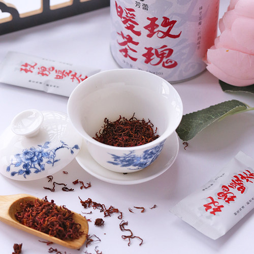 芳蕾玫瑰暖茶精选重瓣红玫瑰茶