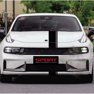 专用于领克01 02 03改装汽车贴纸个性运动车门贴拉花划痕贴车盖贴