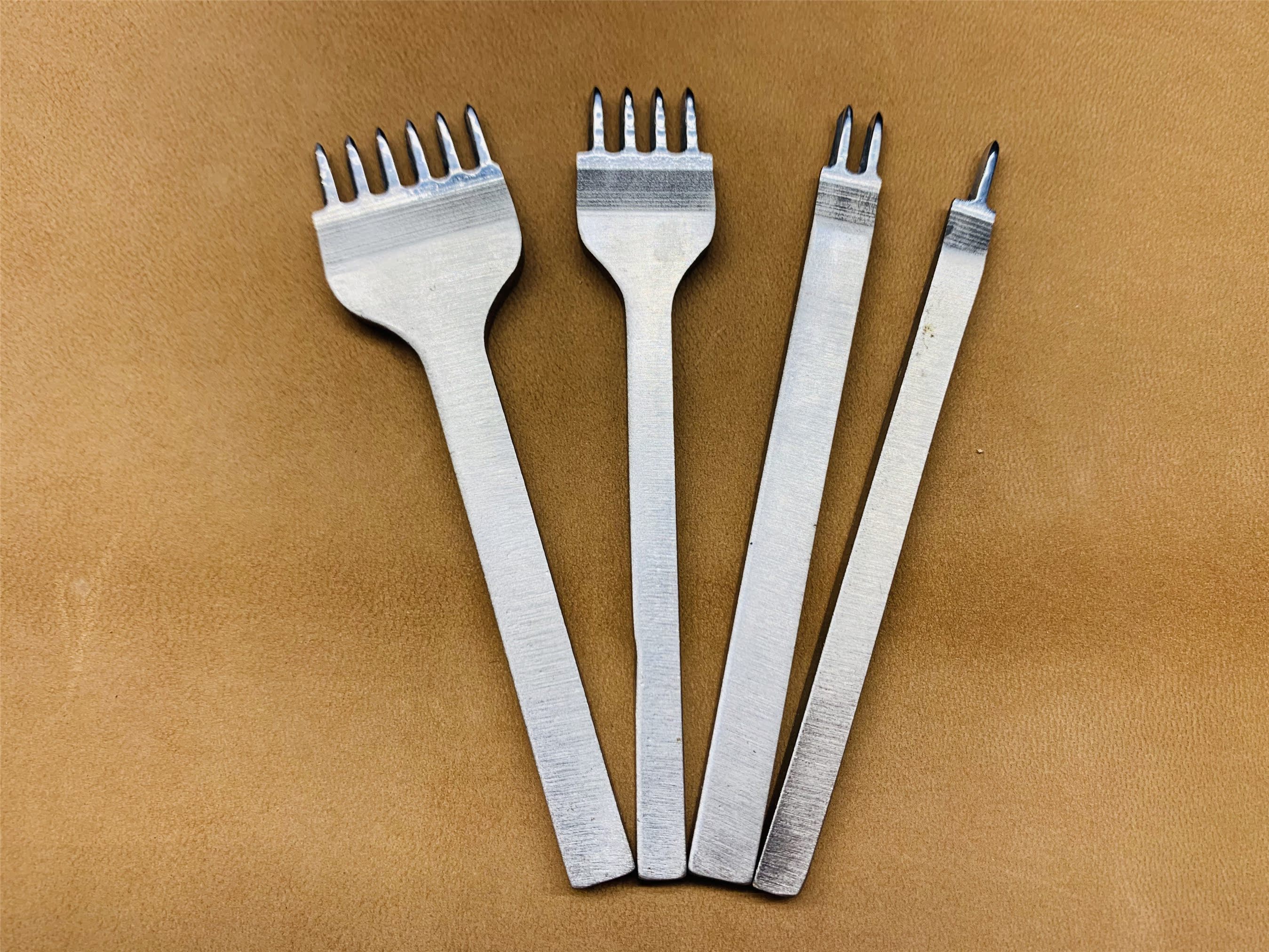 菱斩 手工精抛 手工皮具专用工具 斩齿锋利 白钢材质