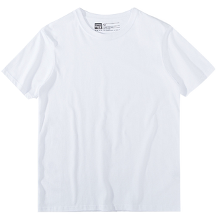 棉牵高级感非饱和色系纯色正肩短袖t恤女夏显瘦纯棉半袖夏季上衣