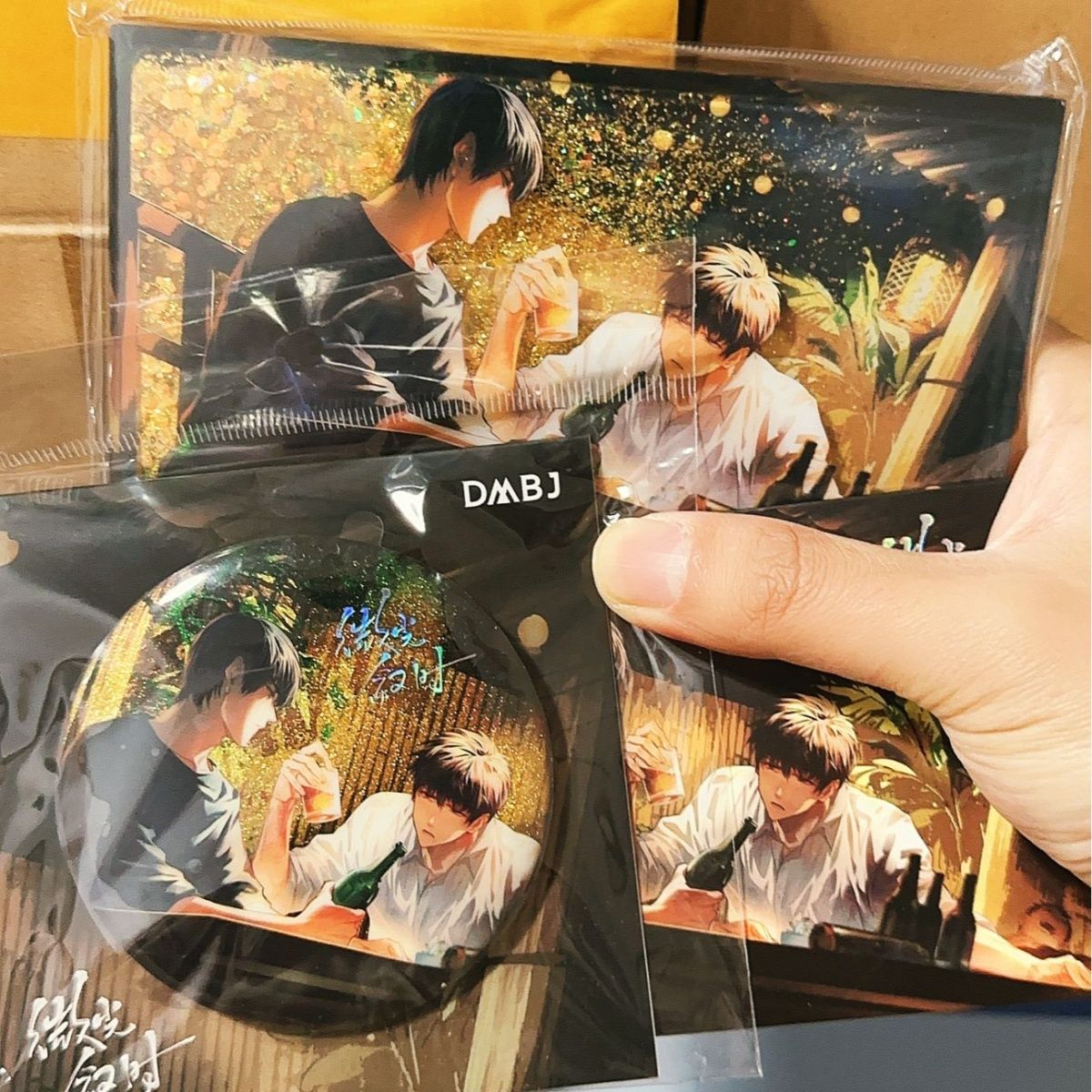 现货正版 盗墓笔记 微光叙时 拍立得徽章吧唧色纸 吴邪张起灵周边