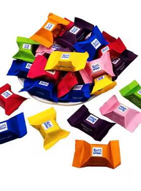 26/4/23临期 散装105克 德国进口Ritter Sport运动迷你什锦巧克力