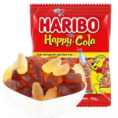 27/2/17 临期 哈瑞宝（HARIBO）小金熊软糖14g袋 果汁橡皮糖 网红