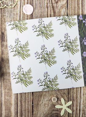 P009大牌手账素材纸本背景纸拼贴scarpbook机关手工纸压花机 河岸