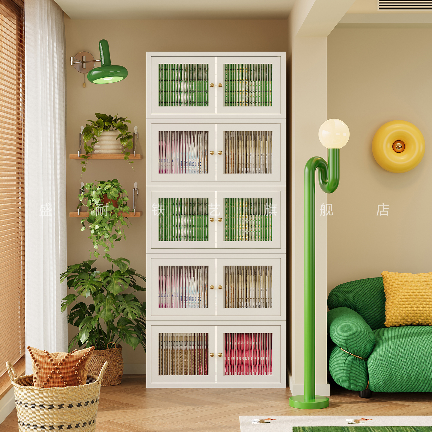 阳台收纳柜防水防晒室外大容量柜