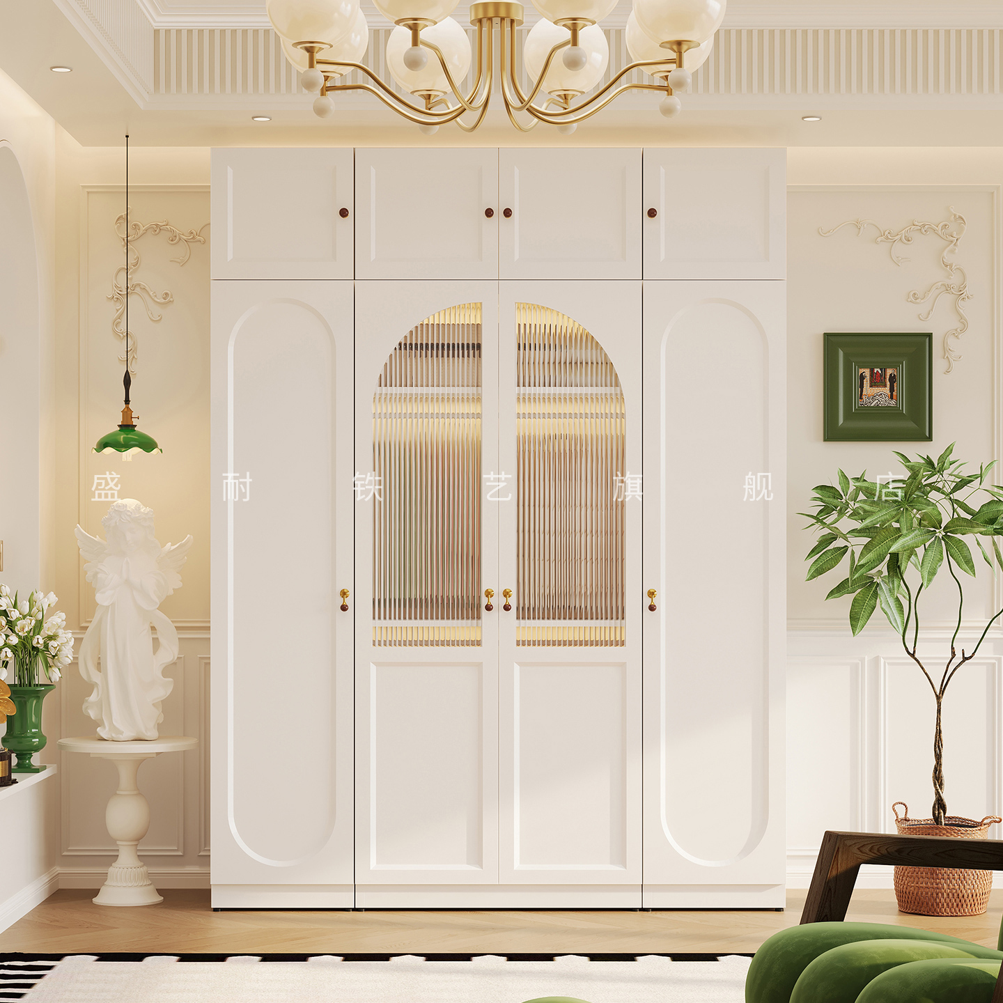 铁艺衣柜卧室家用小户型省空间