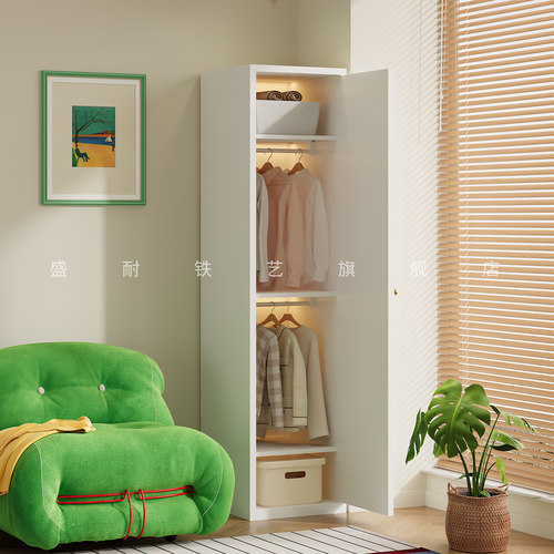 单门衣柜家用卧室小户型夹缝柜子