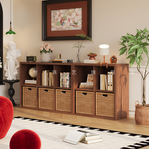 盛耐钢制格子柜自由组合书架书柜