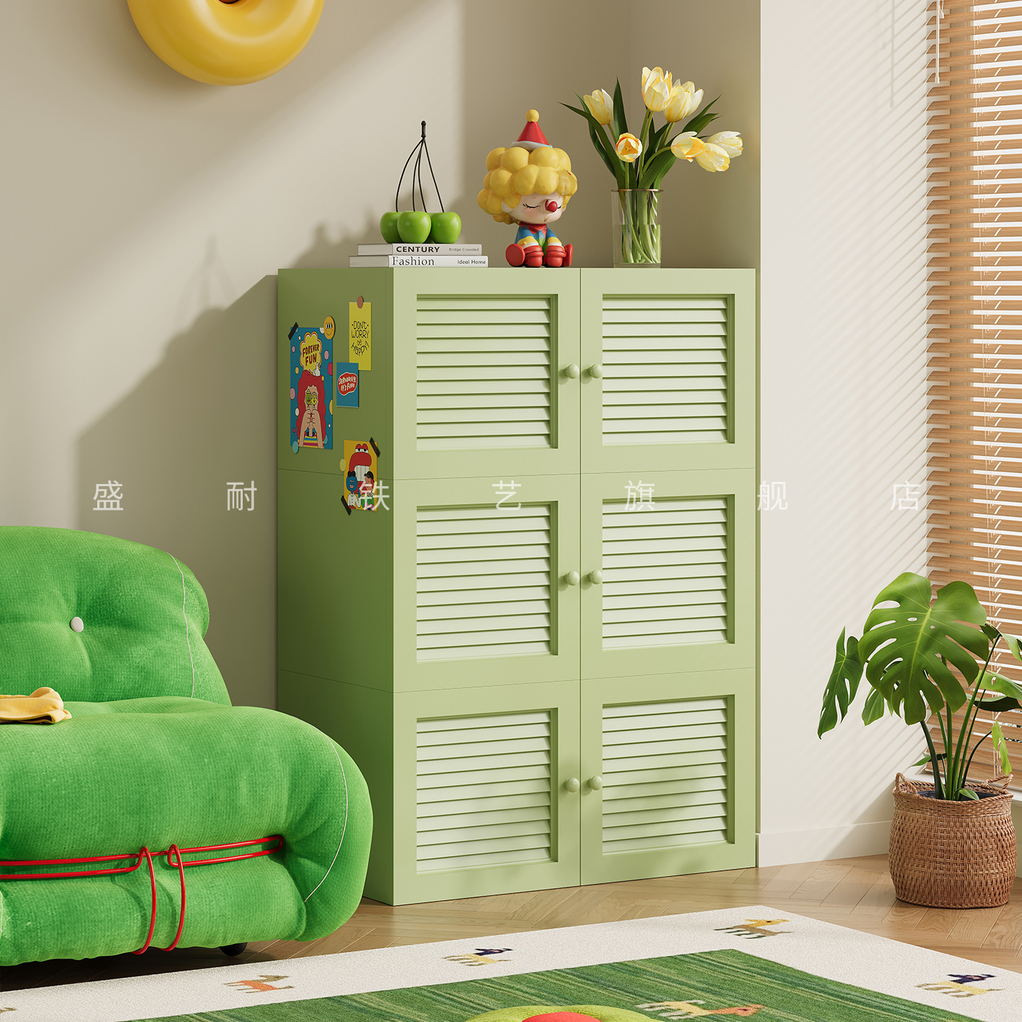 书本收纳架家用客厅省空间创意墙角组合多层书柜靠墙可移动置物柜