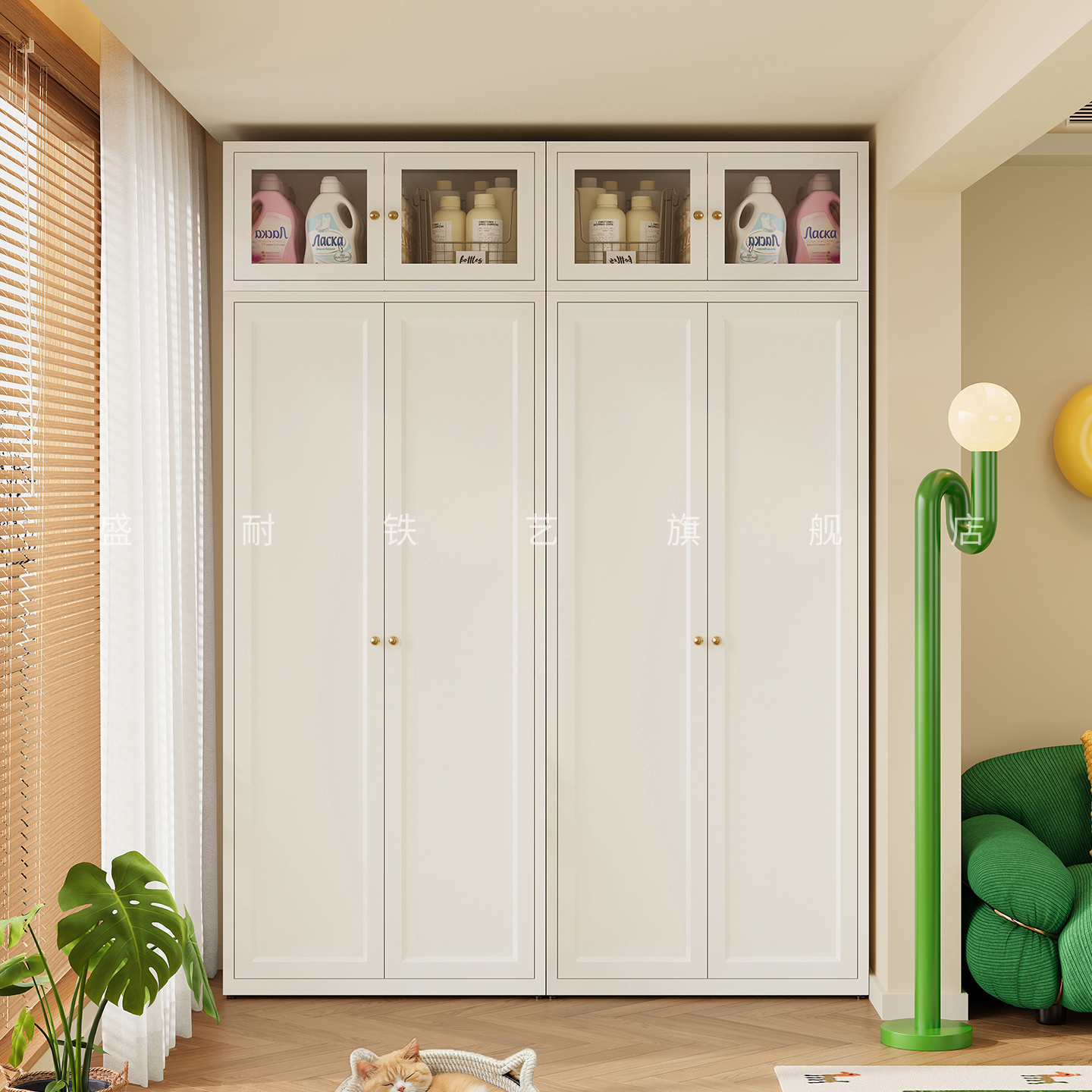 阳台收纳柜防水防晒室外大容量柜