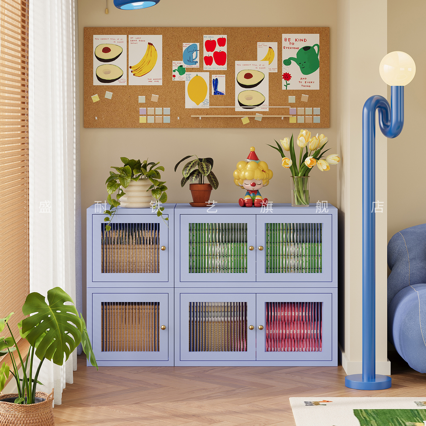 阳台收纳柜防水防晒室外大容量柜