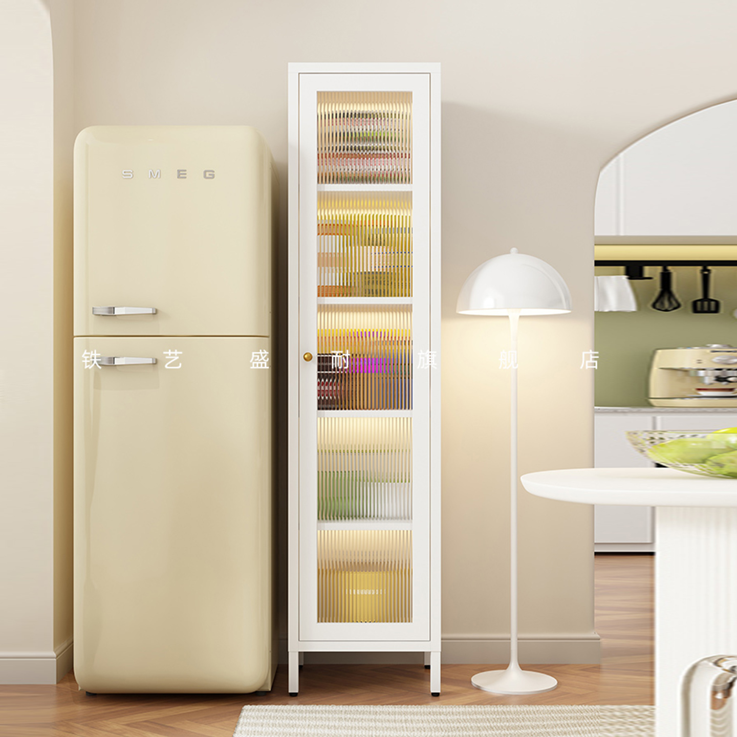 盛耐橱柜轻奢钢化玻璃