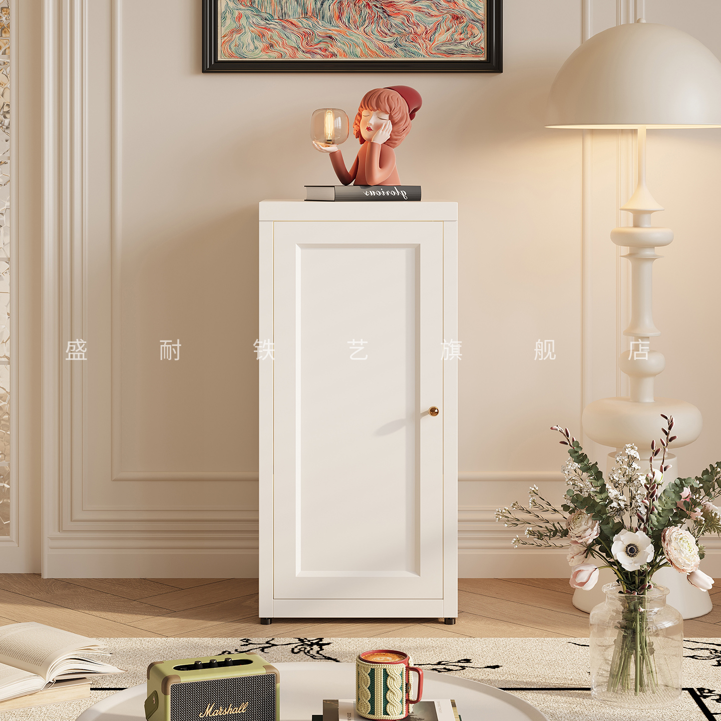 餐边柜厨房多功能夹缝柜矮柜置物架子多层储物冰箱缝隙碗碟储物柜