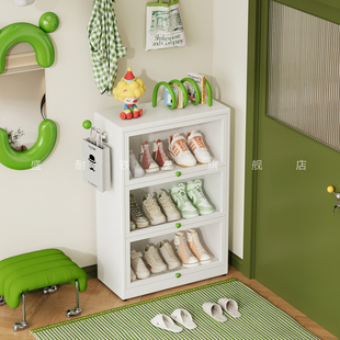 柜收纳柜一体靠墙家用门口大容量防尘鞋 架子 入户门钢制鞋 2026新款