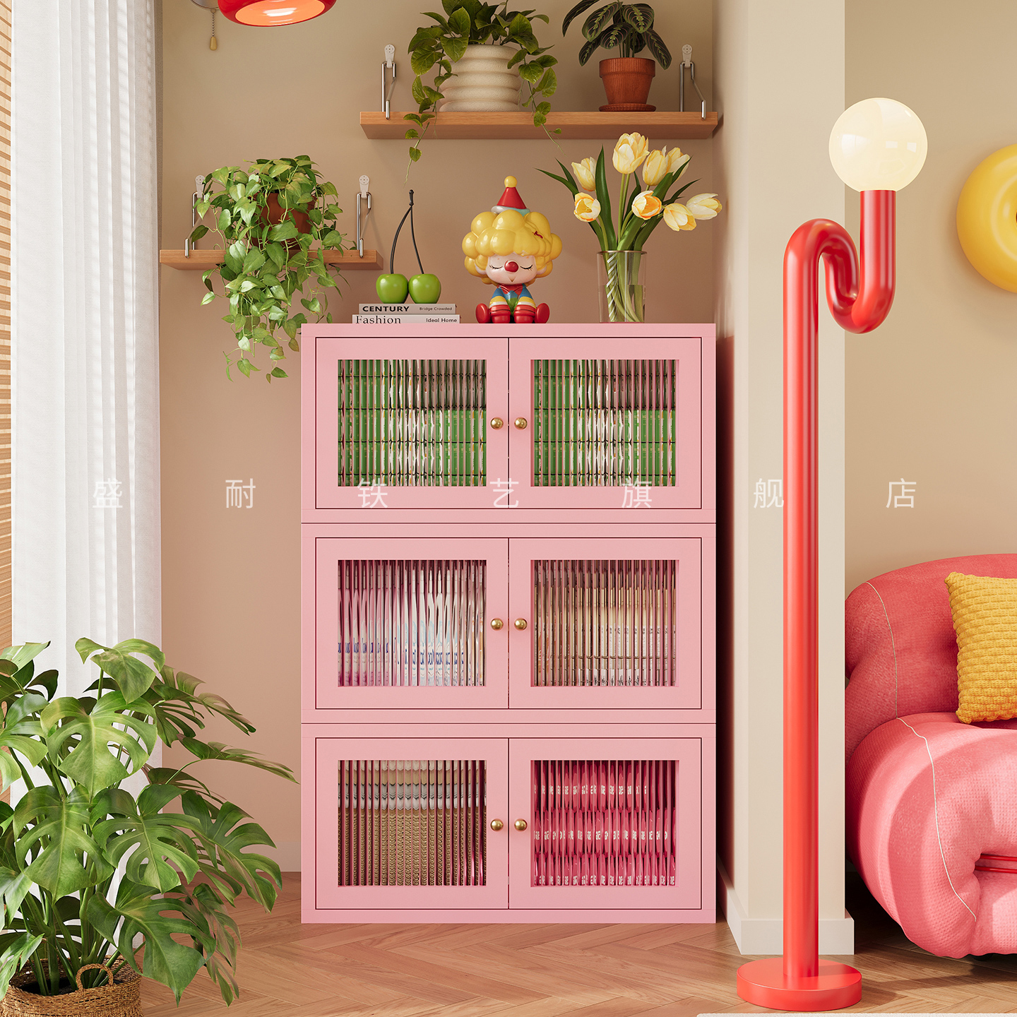 阳台收纳柜防水防晒室外大容量柜