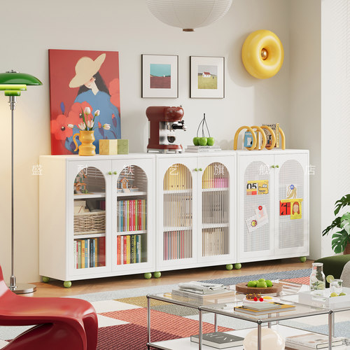 金属落地书架一体靠墙置物架家用