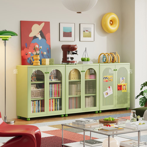 2026年新型铁艺书架一体靠墙卧室