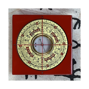 京文堂 金玉堂罗盘2寸三元三合盘6CM罗经罗庚盘探山袖珍盘高精度