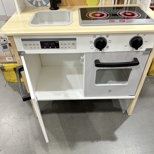山姆代购Hape声光智趣烹饪迷你小厨房全套儿童过家家仿真做饭玩具