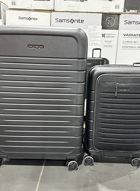 新品开市客代新秀丽万向轮拉杆箱19+27寸组合大小旅行李箱密码箱